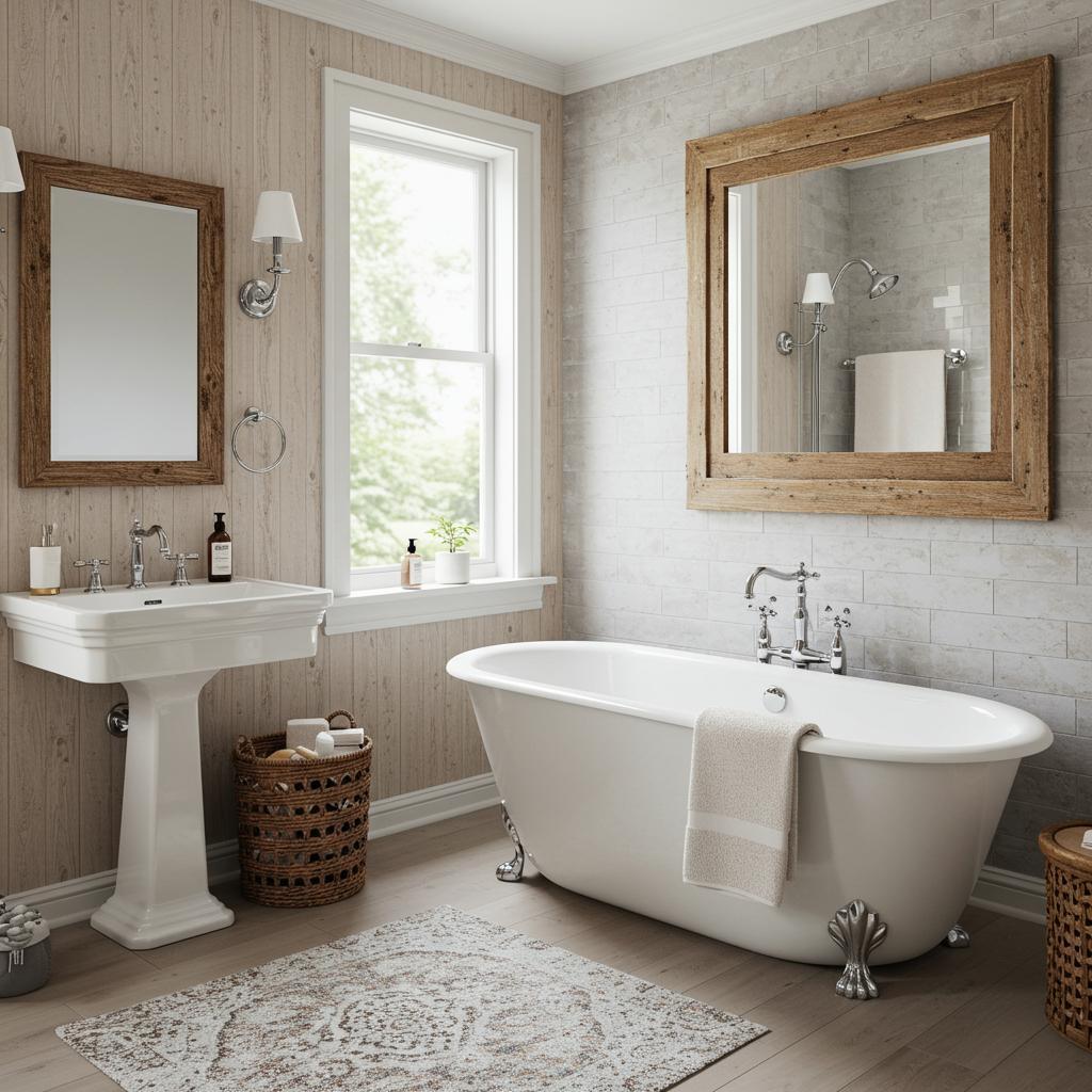 23 Stunning Country Bath Decor Ideas for a Relaxing Retreat