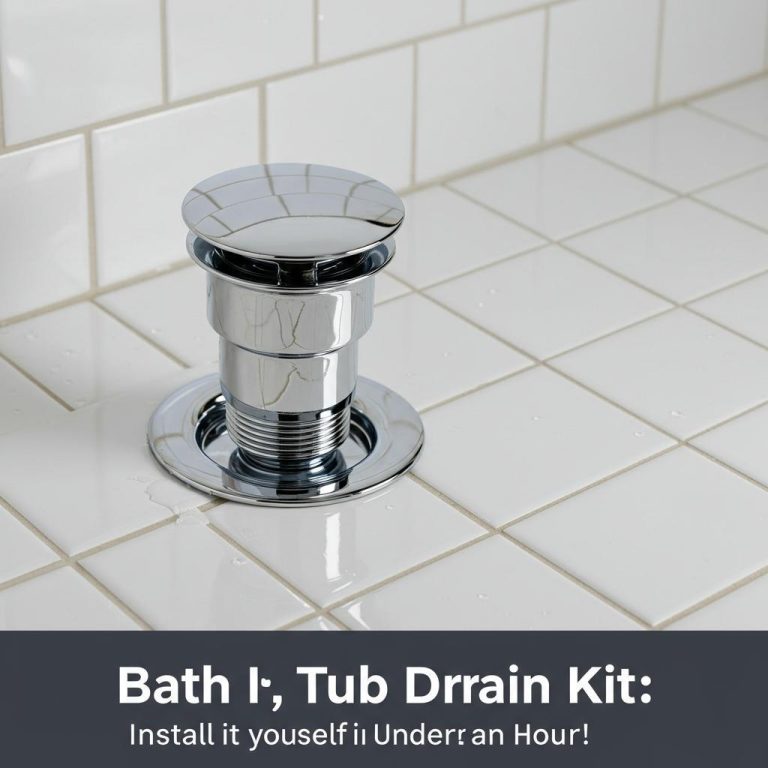 Bath Tub Drain Kit: Install it Yourself in Under an Hour!