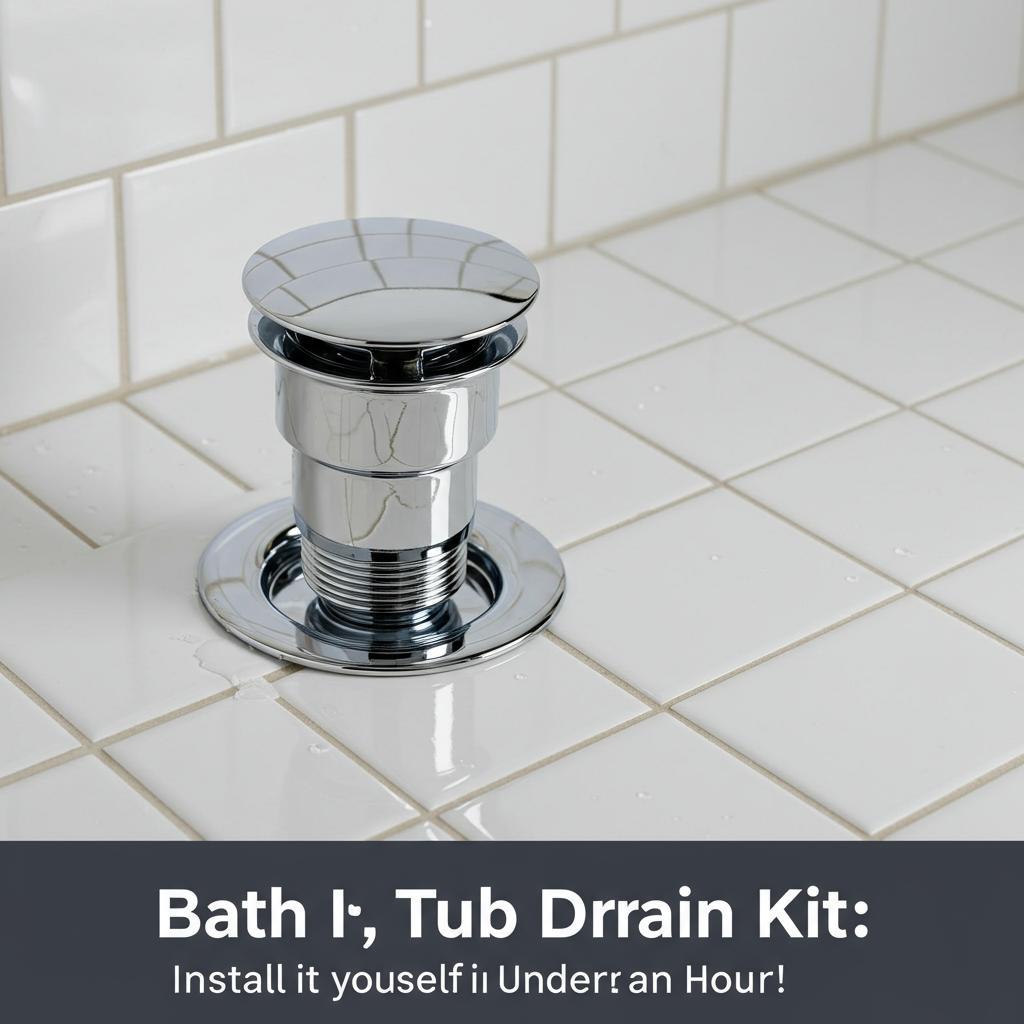 Bath Tub Drain Kit: Install it Yourself in Under an Hour!