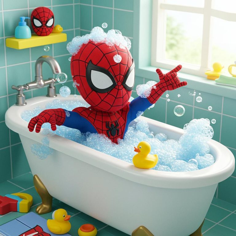 11 Amazing Spiderman Bath Decor Ideas (For a Superpowered Bathtime!)