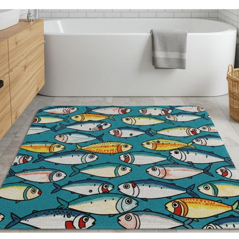 Sardine Bath Mat: 5 Funny & Functional Fishy Finds [2024]