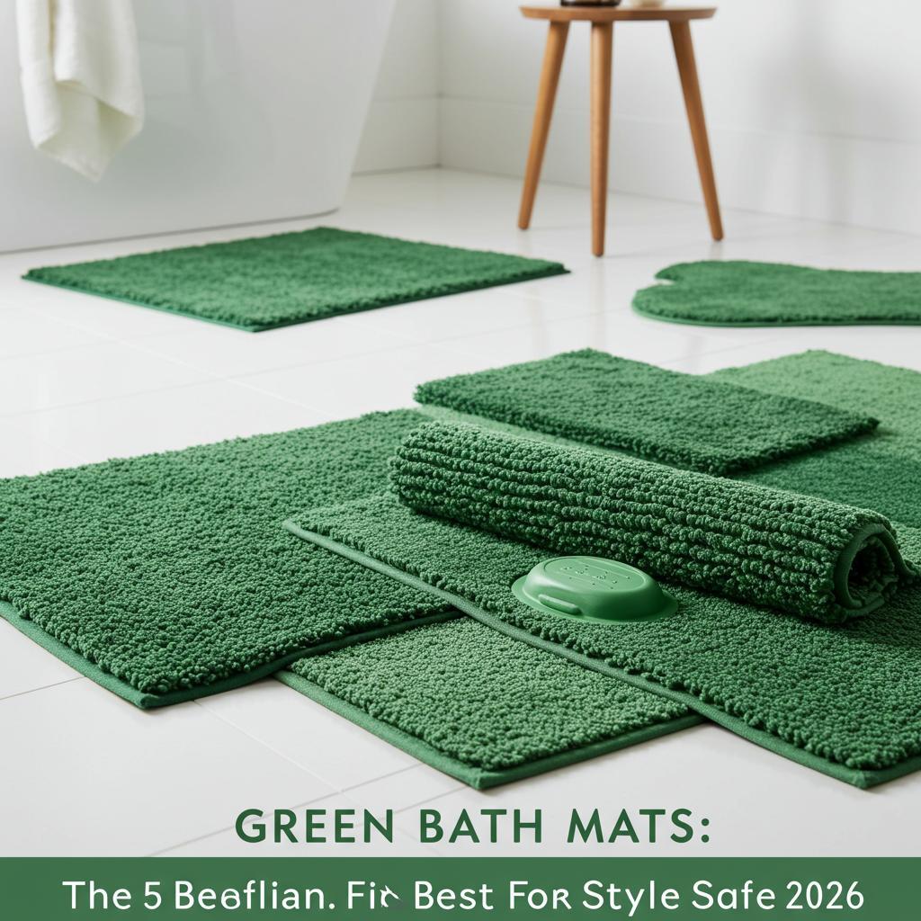 Green Bath Mats: The 5 Best Options for Style & Safety in 2026